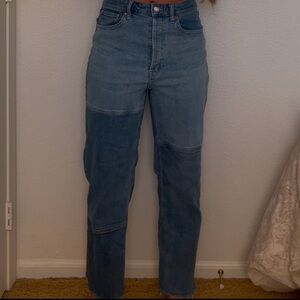 Patchwork Denim Jeans